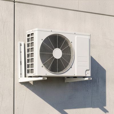5. MACLEAN AIR CONDITIONER WALL BRACKET HOLDER / HANGER FOR MACLEAN AIR CONDITIONER / HEAT PUMP, ARM LENGTH 500X550MM, ST
