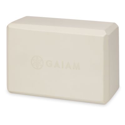 GAIAM YOGA BLOCK CALMING GREIGE 66032