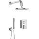 Concealed shower set with mixing box - with shower head