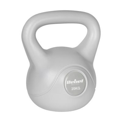 Bituminous Kettlebell 20 kg gray REBEL ACTIVE