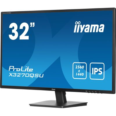 19. iiyama ProLite X3270QSU-B1 monitor 81.3 cm (32") 2560 x 1440 px Wide Quad HD LED Black
