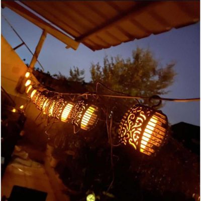 21. SOLAR LAMP FIREBALLS 7CM 5PCS