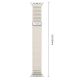 3. Tech-Protect NylonLoop Band for Apple Watch 40 / 41 / 42 mm – Beige