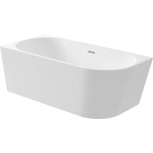 Acrylic corner/freestanding left bathtub - 160 cm
