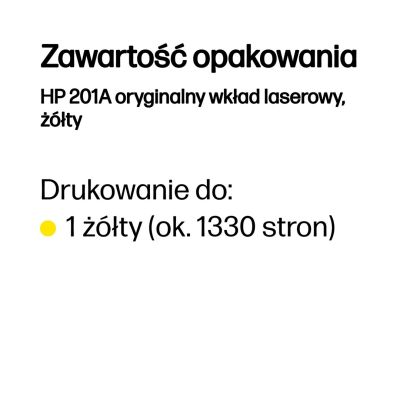 91. TONER CARTRIDGE 201A YELLOW/.