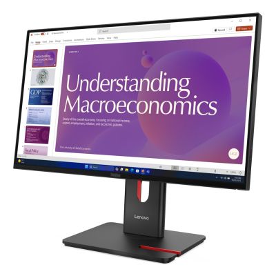 16. Lenovo ThinkVision T24D-40 Computer Monitor 60.5 cm (23.8") 1920 x 1080 px Full HD LCD Black
