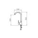 3. PYRAMIS BELLO DUO faucet, granite, grey concrete