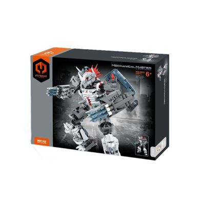 IM.MASTER Mecha Warrior Silver Set 965 Pieces