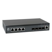 LevelOne XEL-0891 Managed L3 10G Ethernet (100/1000/10000) Desktop Gray