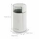 7. Esperanza Espresso EKC001W Coffee Grinder (160 W; Blade Grinder; White)