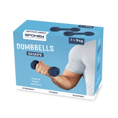10. Spokey Shape dumbbells SPK-943103 2 x 3 kg