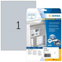 HERMA 4224 Self-Adhesive Labels Rectangle Permanent Silver 25 pcs.