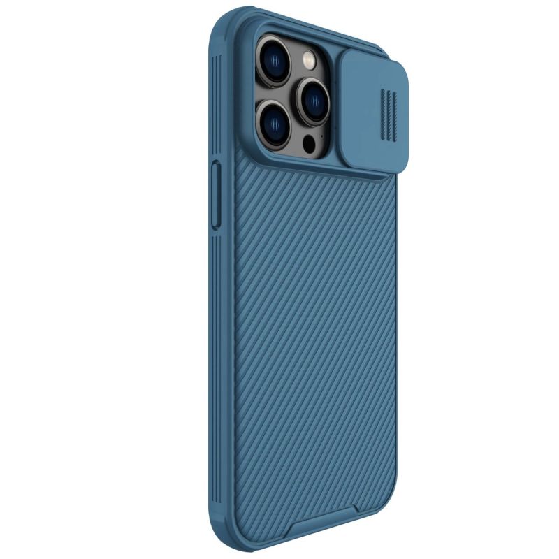 3. Nillkin CamShield Pro Case iPhone 14 Pro Max Armored Cover Camera Protector Blue