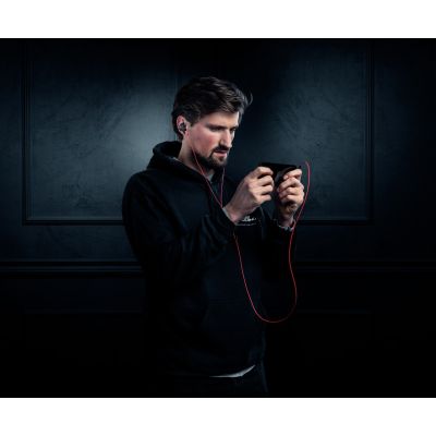 19. TRUST GXT 408 Cobra headphones with microphone, black and red