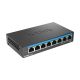 D-Link 8-Port Multi-Gigabit 2.5G Desktop Switch - Unmanaged - L2 - 2.5G Ethernet (100/1000/2500)