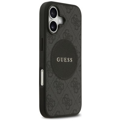 4. Guess 4G Circle Classic Logo MagSafe case for iPhone 17 - black