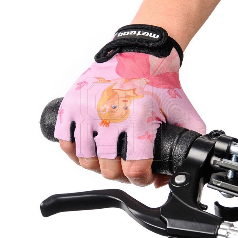 21. Cycling gloves Meteor Princess Jr 23378-23379