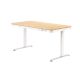 10. Activejet ET119W-C electric height-adjustable desk, white/oak. Tabletop dimensions: 140 x 70 cm.