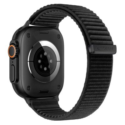 2. Tech-Protect NylonLoop Band for Apple Watch 40 / 41 / 42 mm – Black