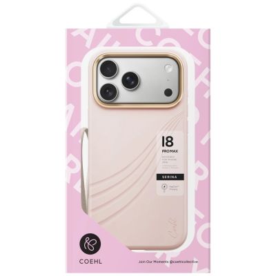 4. Uniq Coehl Serina Magnetic Charging Case for iPhone 18 Pro Max / 17 Pro Max - Pink