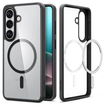 2. Spigen Ultra Hybrid Mag MagSafe Case for Samsung Galaxy S26 - Clear Black