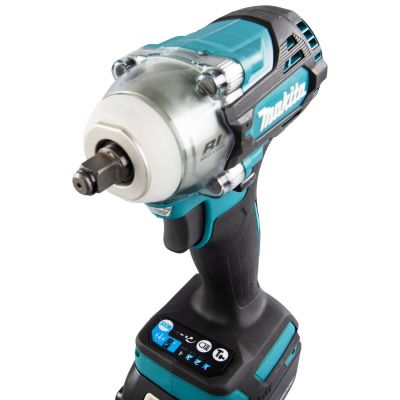 7. Makita DTW302Z Power Wrench 3/8" 3200 RPM Black, Blue 18V