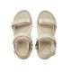 5. Lee Cooper women's shoes velcro sandals for summer on the beach, light beige cream