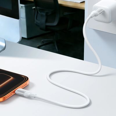8. Joyroom S-A62 Lively Series 3A Fast Charging Data Cable (USB-A to Type-C) 1.2m-White