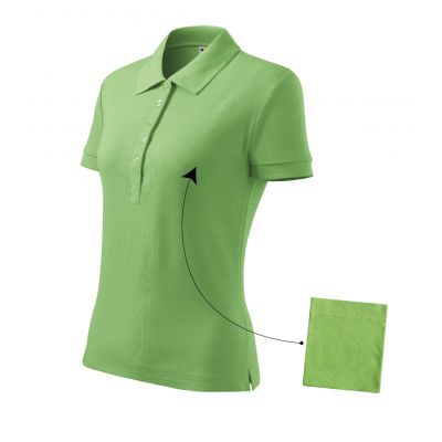 Malfini Cotton W MLI-21339 polo shirt pea