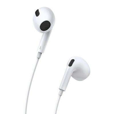 2. Baseus Encok H17 3.5mm minijack wired headphones white (NGCR020002)