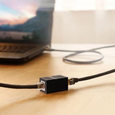 3. Ugreen Network Connector Ethernet RJ45 10 Gbps Network Cable Connector Black (NW114 20390)