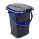 GREENBLUE TRAVEL TOILET, BLACK AND NAVY BLUE GB320BB