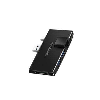 Terratec CONNECT Pro2 Wired USB 3.2 Gen 1 (3.1 Gen 1) Type-A Black