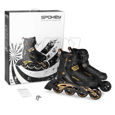 10. Inline skates Spokey PRIME PRO BK/GD 42 926972