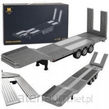 Low-loader Semi-Trailer for Scania 770S Huina, Grey, 1:18