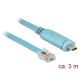 DeLOCK 63914 Parallel Cable Blue 3m USB Type-C RJ45