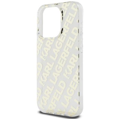 6. Karl Lagerfeld IML Fullover Logo case for iPhone 15 Pro - gold