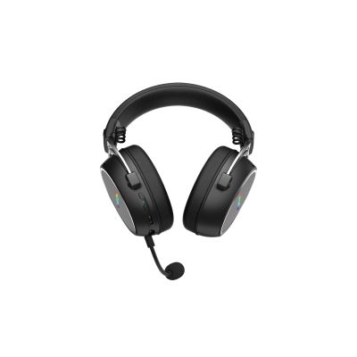 6. HATOR Hypergang 3 Wireless Headset Wireless Headband Gaming USB Type-C / USB Type-A Bluetooth Black