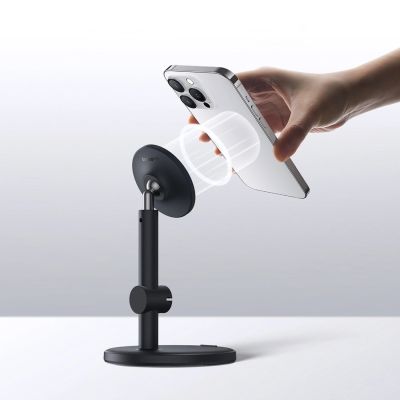 11. Baseus MagPro magnetic standing holder for the phone - black
