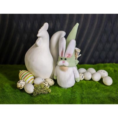 6. GREEN BUNNY 20CM WITH GIFT BAG SPRING DECORATION