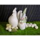 6. GREEN BUNNY 20CM WITH GIFT BAG SPRING DECORATION
