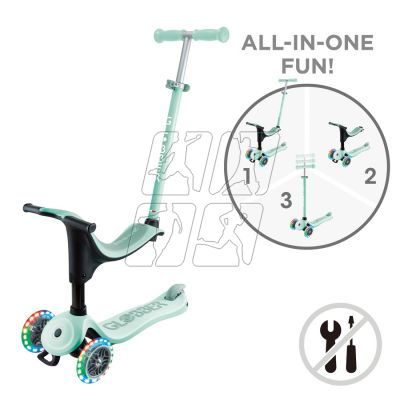 2. Scooter with seat GO•UP SPORTY LIGHTS (452-706-4 S)