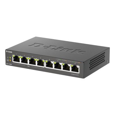 4. D-Link DGS-1008P/E Network Link Unmanaged L2 PoE Support Black