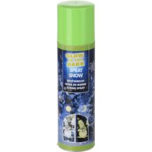 DECORATIVE ARTIFICIAL SNOW SPRAY FOR CHRISTMAS TREES, WINDOWS AND WOOD, 150 ML, GLOW-IN-THE-DARK