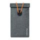 2. Wozinsky WPB-R12 RFID Blocking Phone Case with Flap and String 21.5x12 cm - Gray