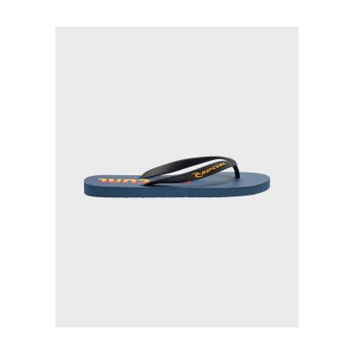 4. RIP CURL Icons Of Surf Bloom Open Toe Navy Blue Men's Flip-Flops