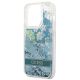 6. Guess Flower Liquid Glitter case for iPhone 14 Pro Max - green