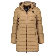 Women’s Jacket Geographical Norway ATIKAMAP LONG HOOD TAUPE DB LADY 233 (WZ5137F/GN-TAUPE)