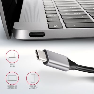 6. Axagon HMC-HCR3A 3x USB-A+ HDMI+ SD/microSD USB-C 3.2 Gen 1 hub 20cm Wired USB 3.2 Gen 1 (3.1 Gen 1) Type-C Gray