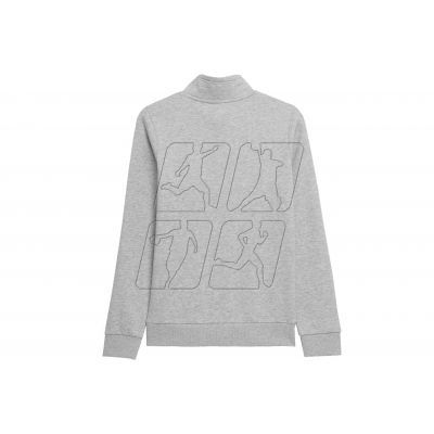 3. Sweatshirt 4F W 4FSS23TSWSF371 cool light gray malange